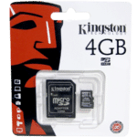 4GB Micro SD card with Adapter