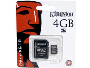 4GB Micro SD card with Adapter