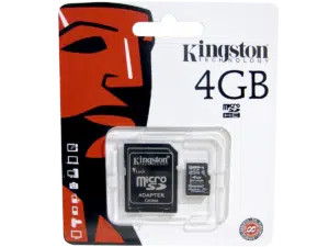 4GB Micro SD card with Adapter