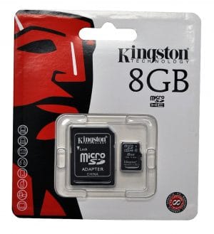 8GB Micro SD Card with Adapter