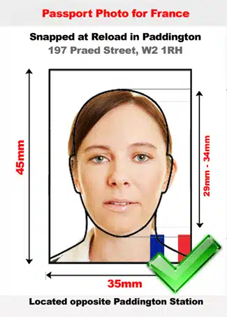 French Passport Photo