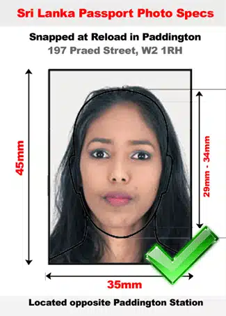 Srilanka passport photo