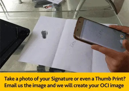 OCI Application Signature Thumbprint