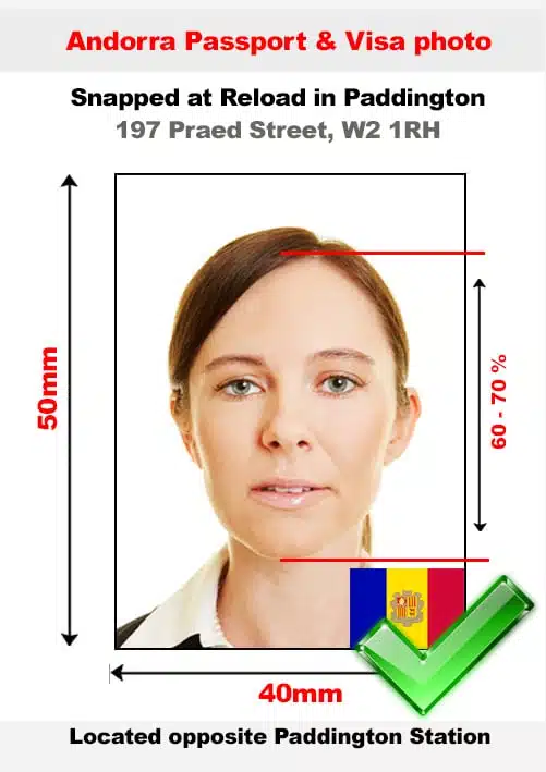 Andorran passport photo