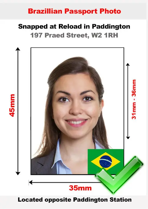 Brazilian Passport Photo