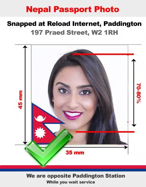 Nepal passport photo