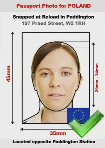 Polish passport photo