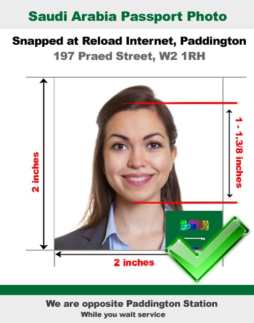 Saudi Arabian Passport Photo And Visa Photo Snapped In Paddington Ldn
