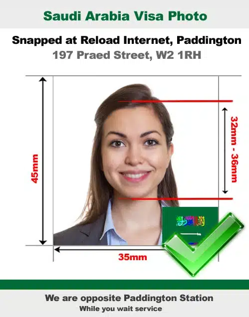 Saudi Arabian Visa Photo