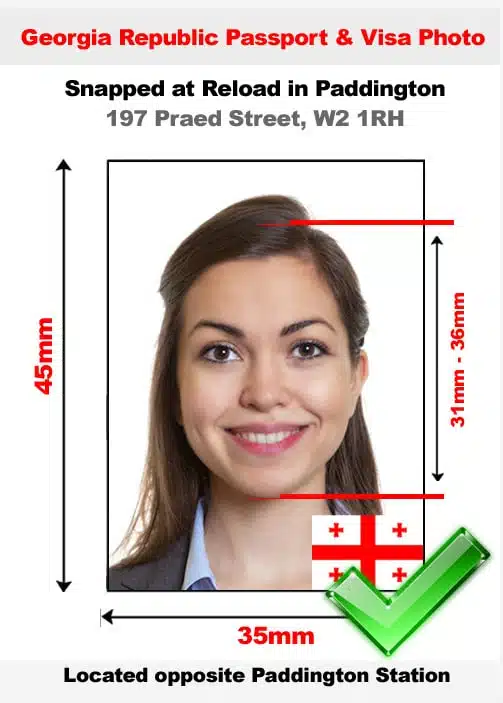 Georgian passport photo