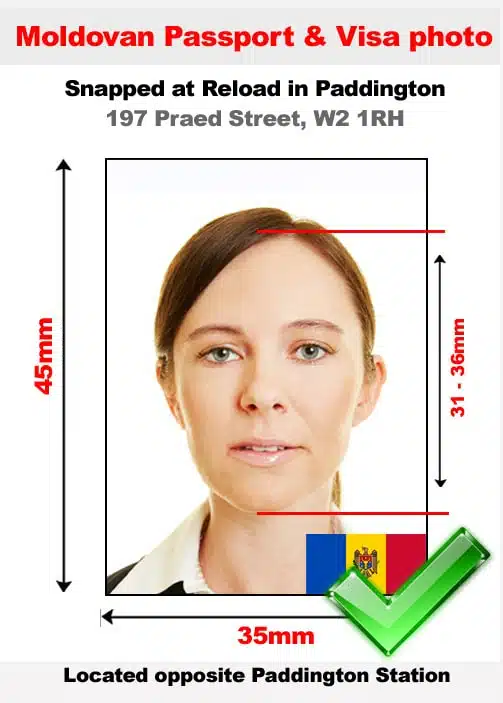 Moldovan passport photo