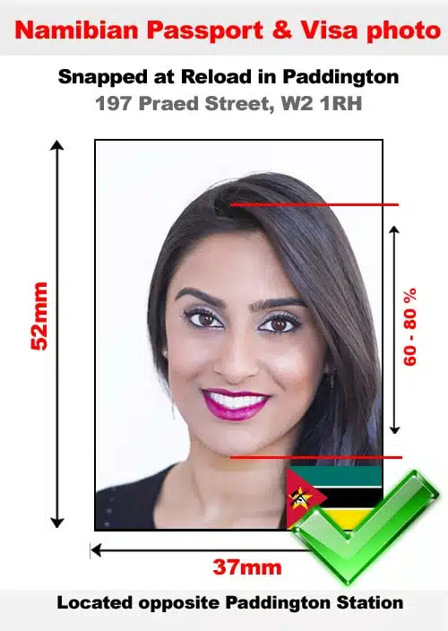 Namibian passport photo