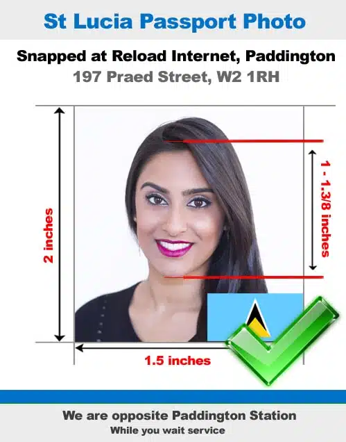 St Lucia passport photo