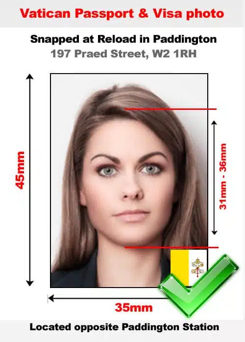 Vatican passport photo