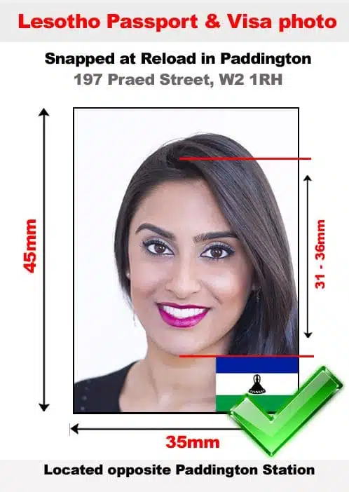Lesotho passport photo