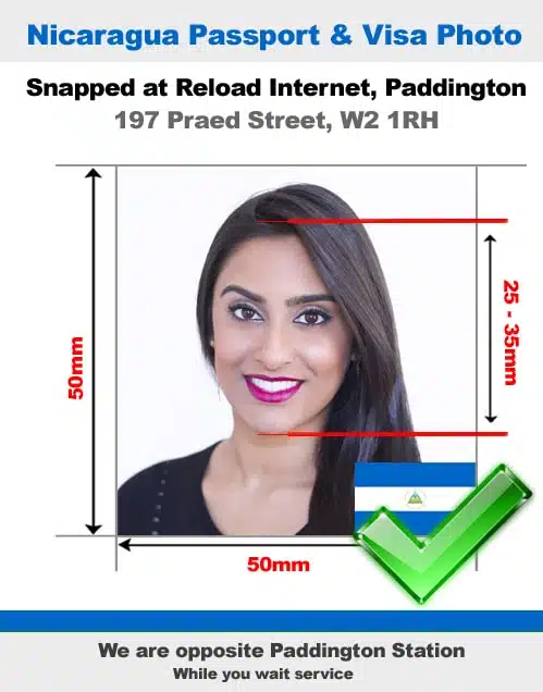 Nicaraguan passport photo