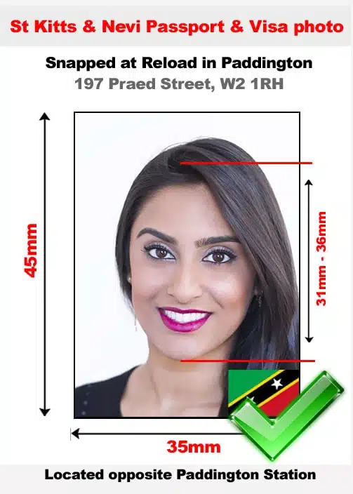 St Kitts and Nevis passport photo