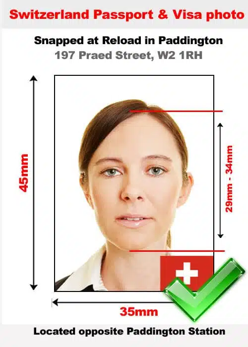 Swiss passport photo