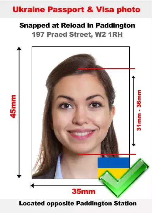 Ukraine passport photo