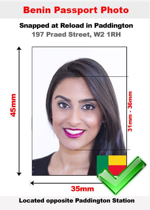 Benin passport photo