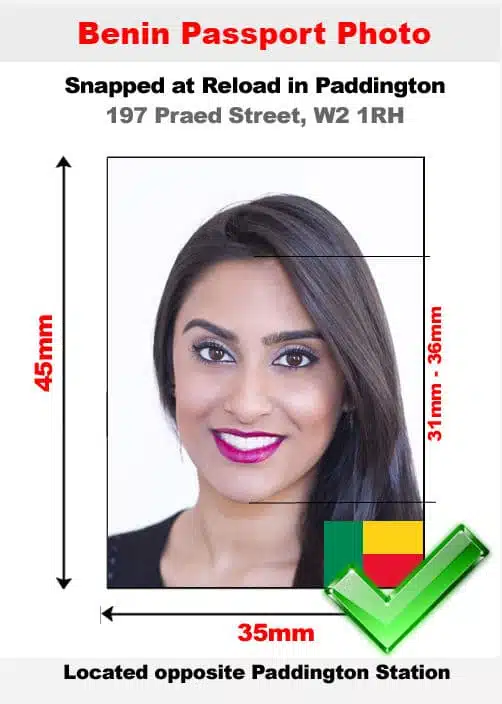 Benin passport photo