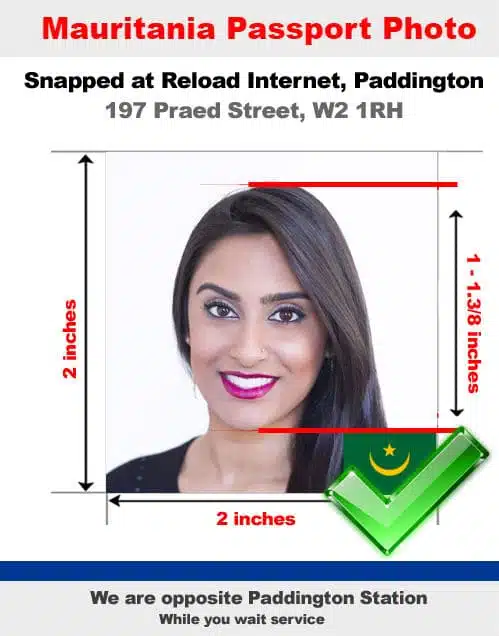 Mauritania passport photo