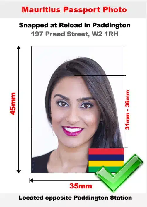 Mauritius passport photo