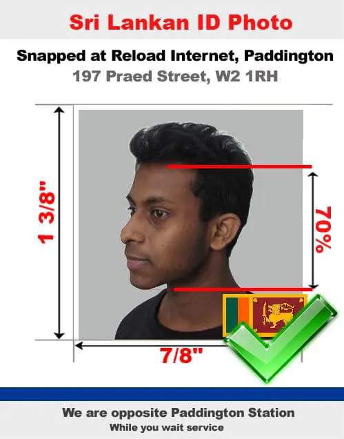 Sri Lankan ID photo