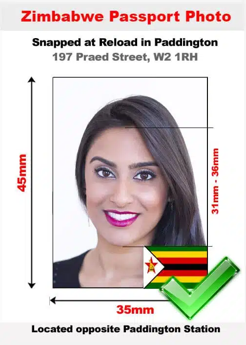 Zimbabwe passport photo