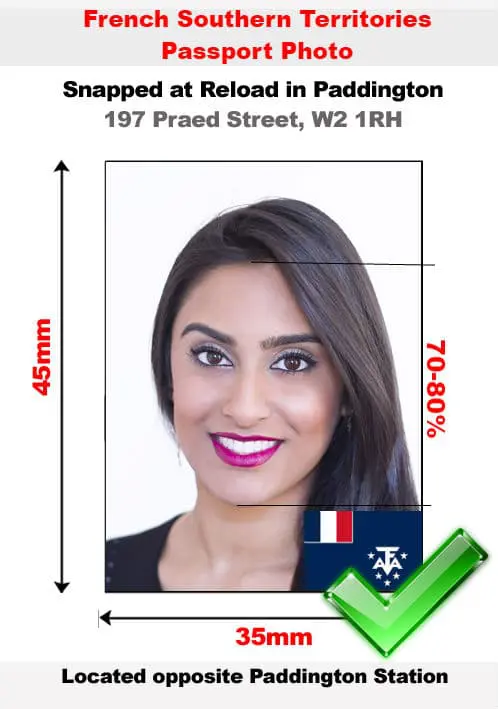 French Southern Territories Passport Photo