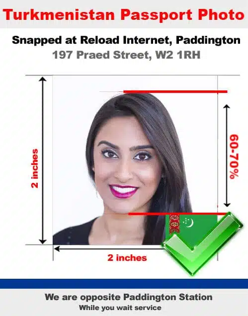 Turkmenistan Passport Photo