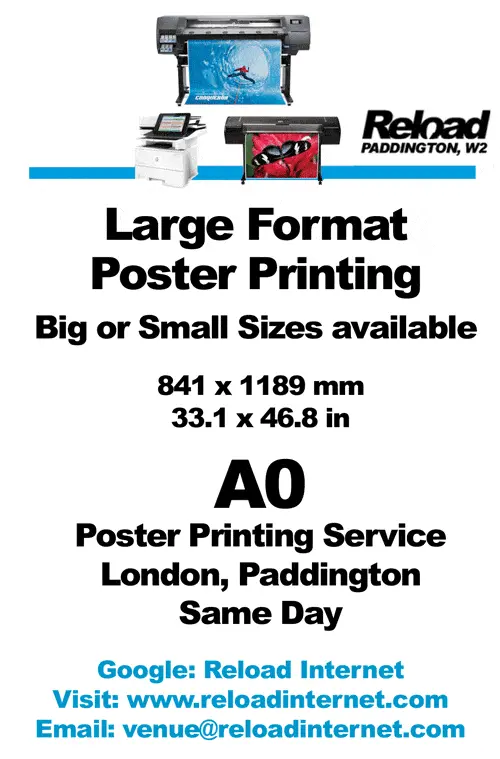 A0 Poster printing