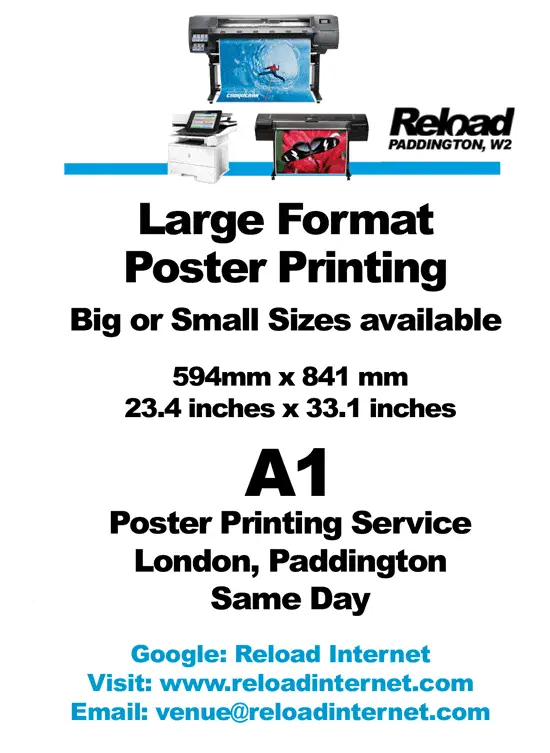 Poster Printing London A1