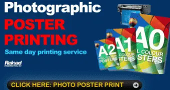 Same Day Photographic Poster Printing in London & Nationwide