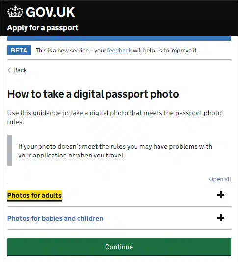 Upload Digital Passport Photo