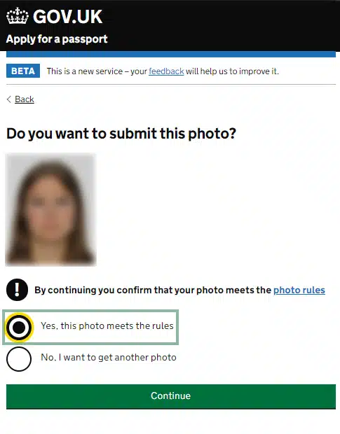 Upload Digital Passport Photo