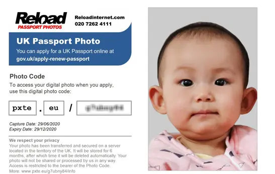 online baby passport photo