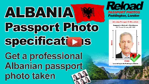 albania passport photo