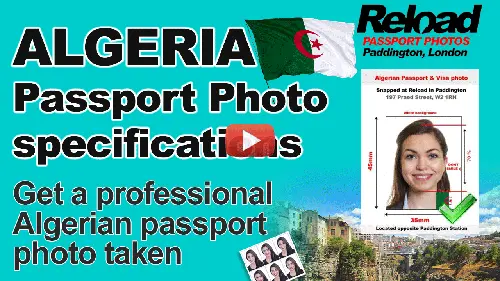 algeria passport photo