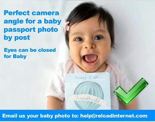 Online Baby passport photo