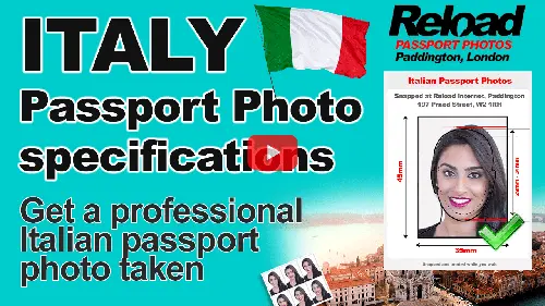 italy passport photo