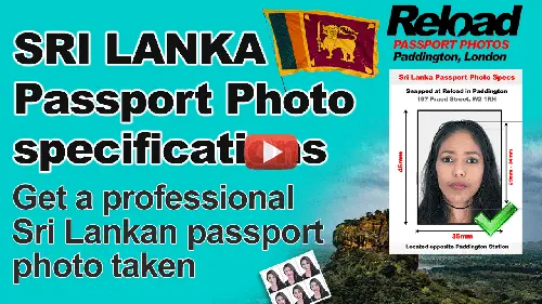 sri lanka passport photo