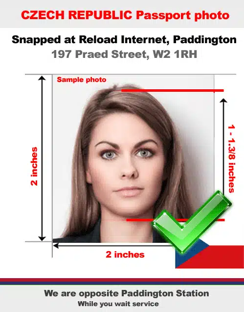 Czech Passport Photo specifications