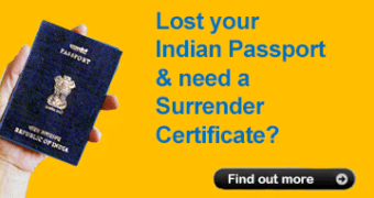 Lost Indian Passport - How do you obtain a Surrender Certificate?