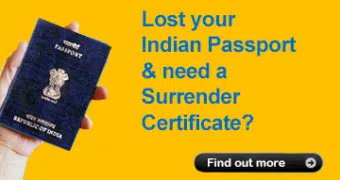 Lost Indian Passport – How do you obtain a Surrender Certificate?