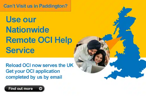 Book an appointment to visit us in Paddington, London for our OCI Help Service