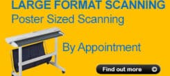 Large Format & Wide Format Scanning in London (Paddington)