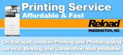 Printing service in London A4, A3, A5 - colour prints
