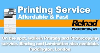 Printing service in London A4, A3, A5 - colour prints
