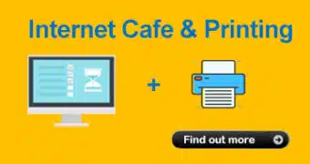 Internet cafe with Printer in London | Web cafe | Public internet terminal